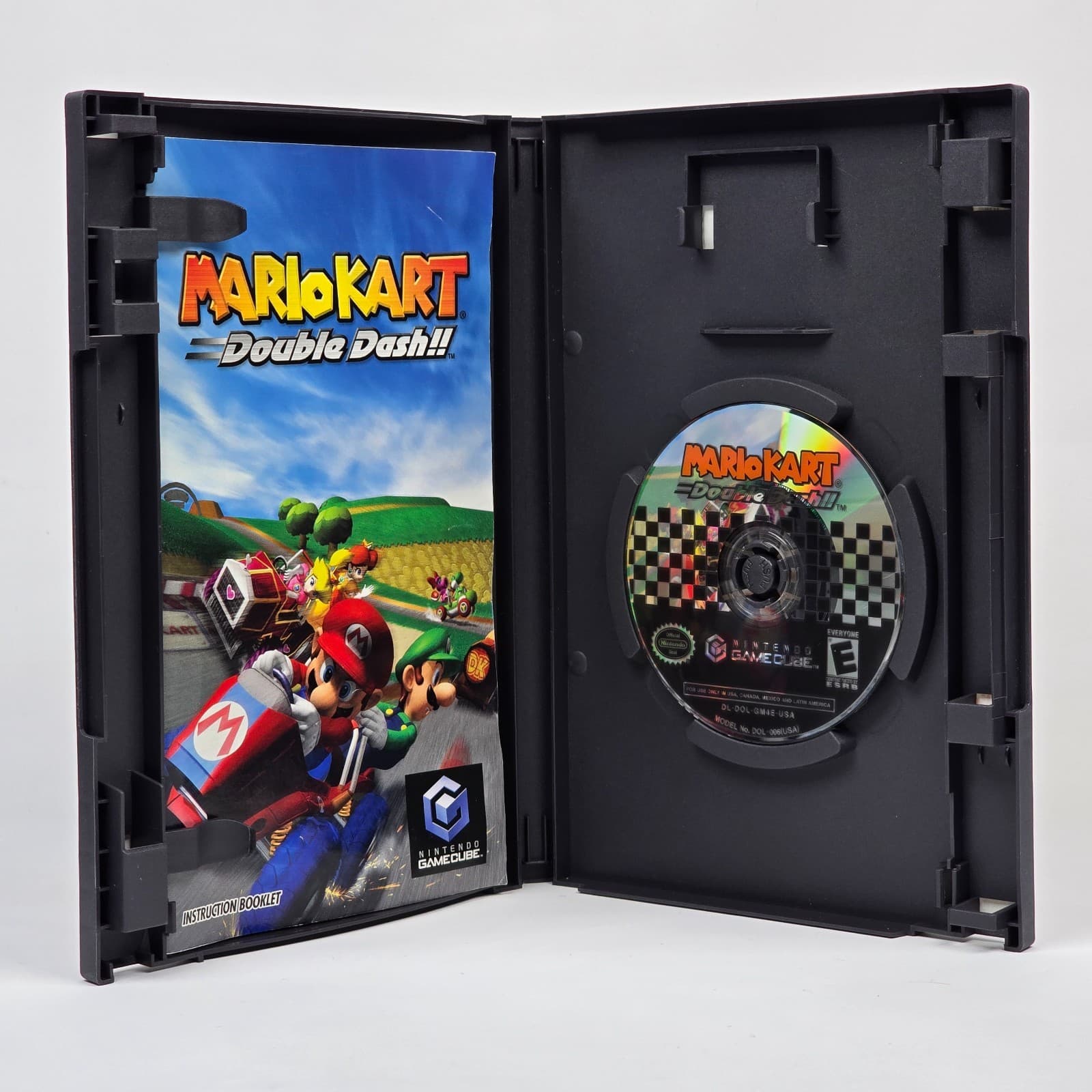 Mario Kart: Double Dash!! (Nintendo GameCube) Black Label CIB COMPLETE - Thumbnail 2