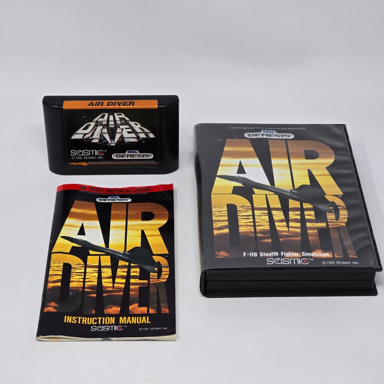 Air Diver (Sega Genesis) CIB COMPLETE & TESTED