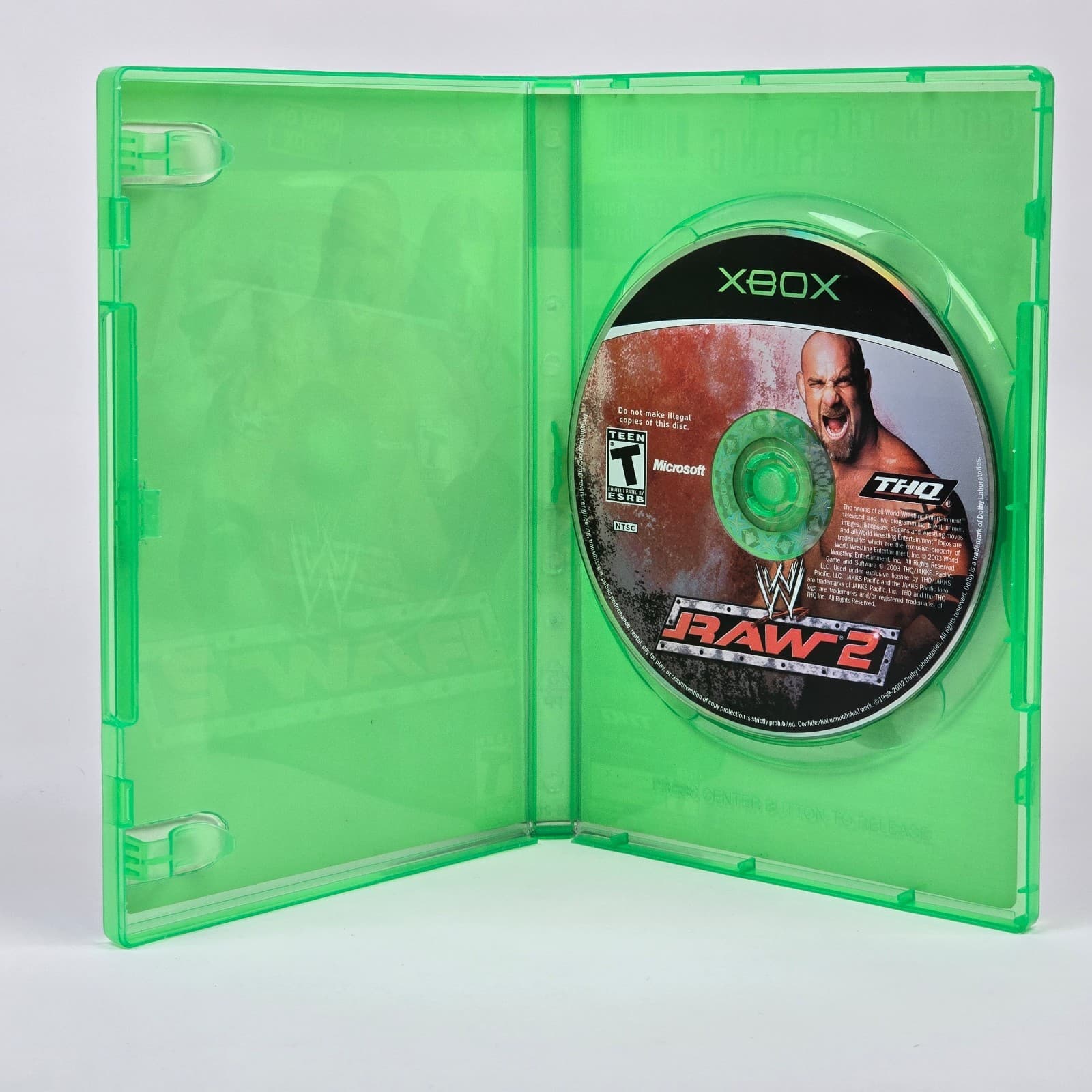 WWE Raw 2 (Original Xbox) Case & Disc - Thumbnail 2