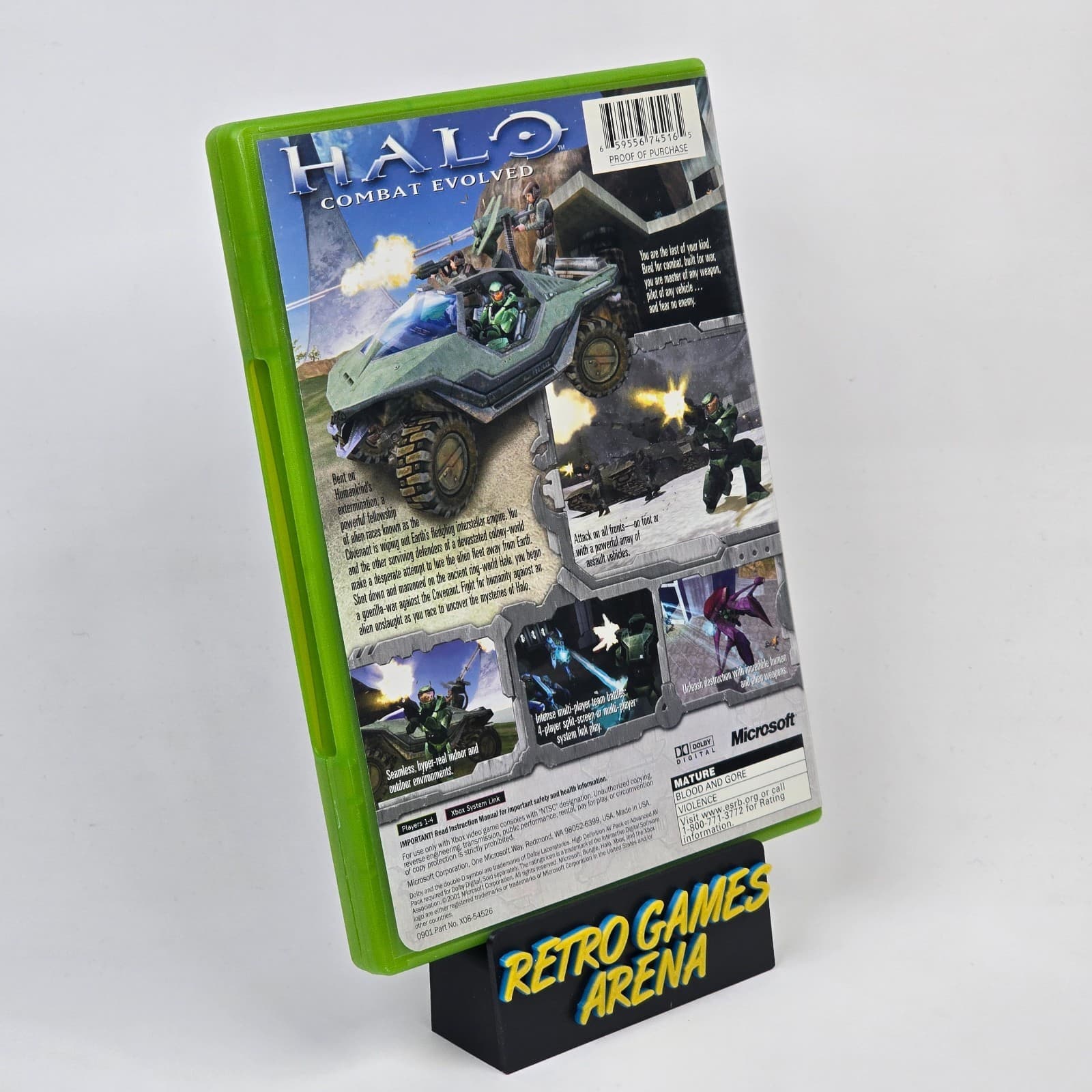 💿REFURBISHED Halo: Combat Evolved LAUNCH FIRST EDITION (Original Xbox) CIB 💿 - Thumbnail 4