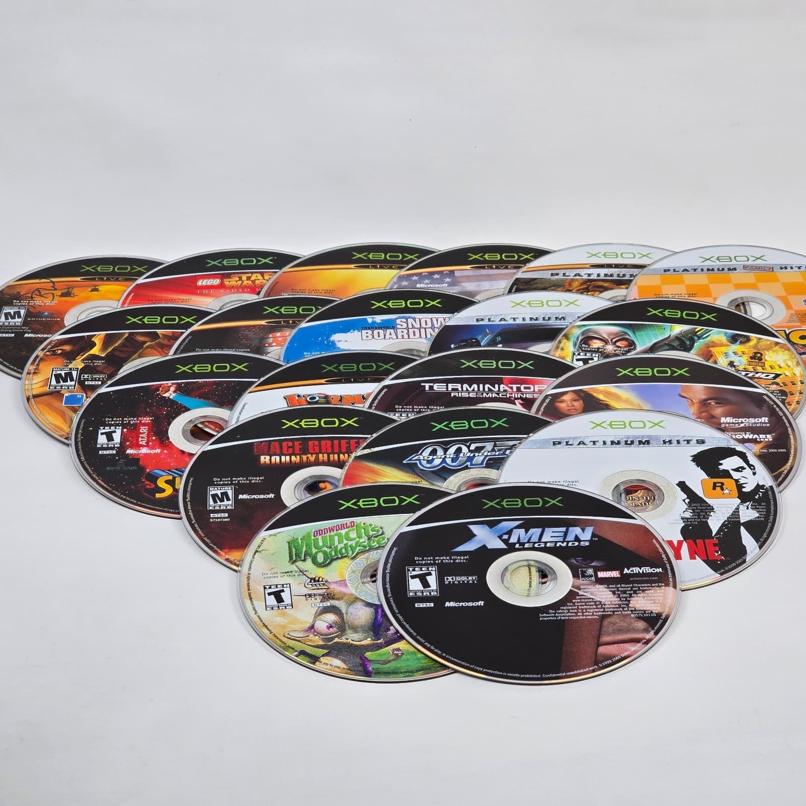 Lot of 100x Loose Original Xbox Discs LOT G (UNTESTED) Some will need resurfaced - Thumbnail 3