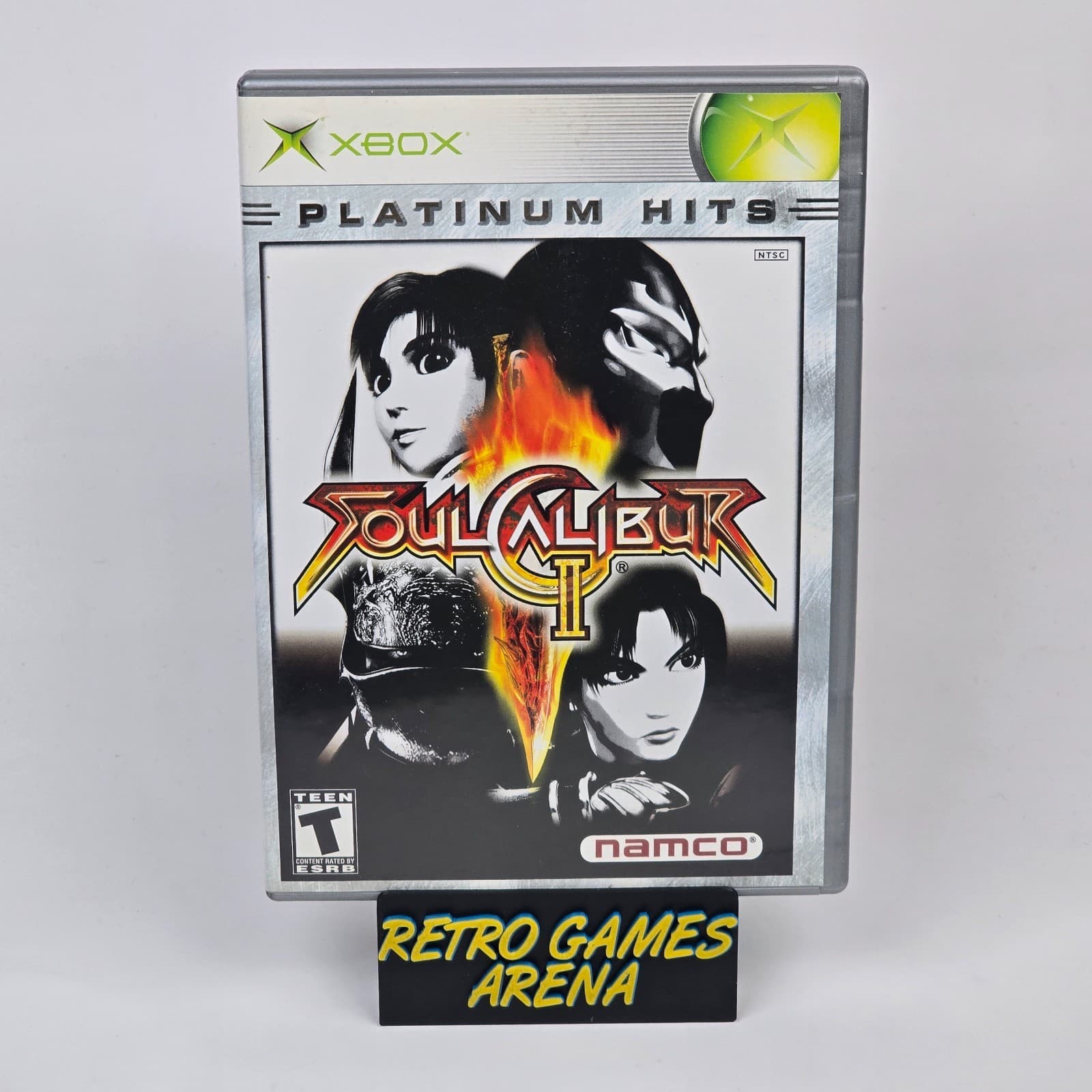 Soul Calibur II 2 (Original Xbox) Platinum CIB COMPLETE & TESTED