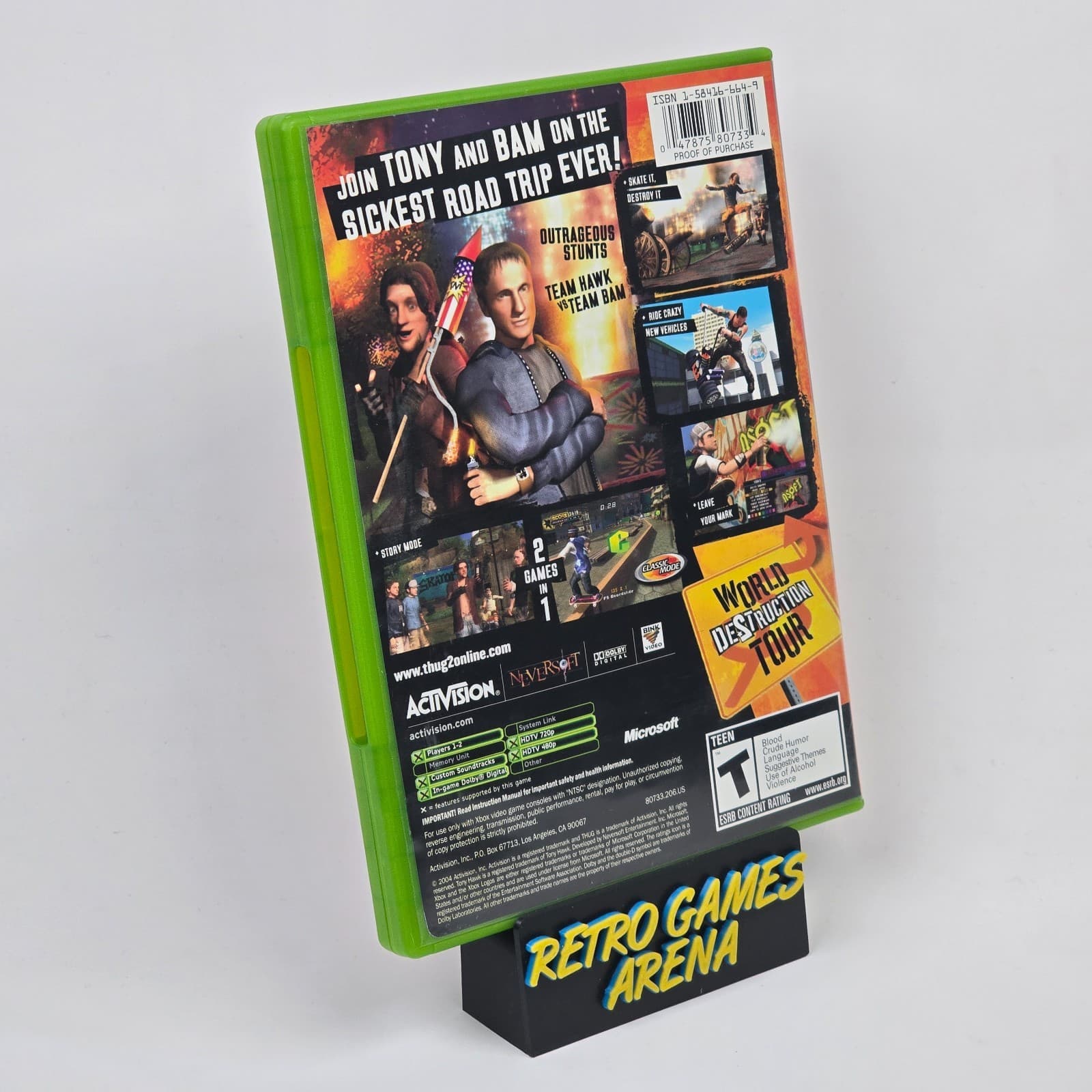 💿REFURBISHED Tony Hawk's Underground 2 (Original Xbox) BL CIB & TESTED 💿 - Thumbnail 4