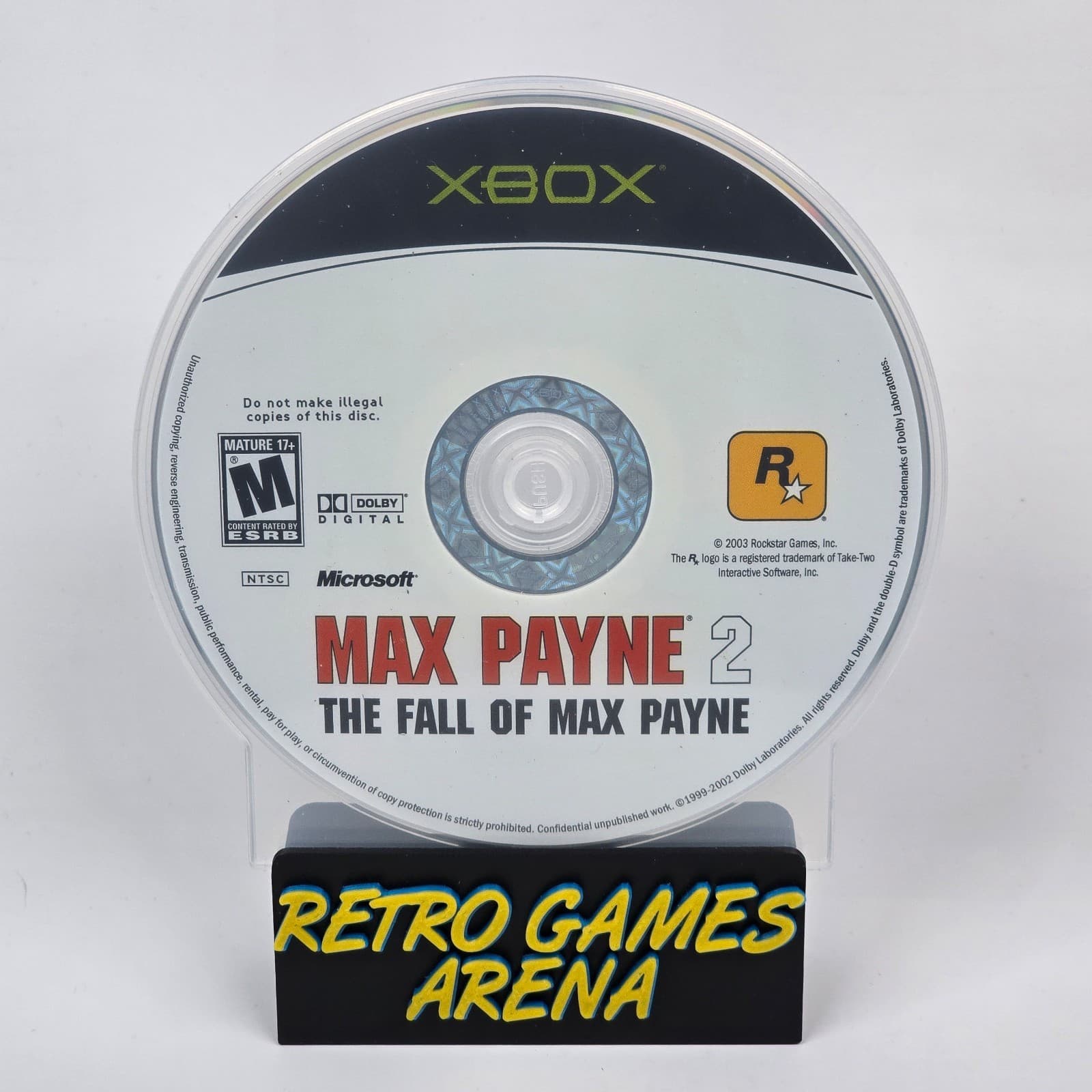 Max Payne 2: The Fall of Max Payne (Original Xbox) Black Label Disc