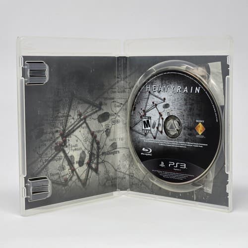 Heavy Rain (PlayStation 3 PS3) Black Label Case & Disc TESTED - Thumbnail 2