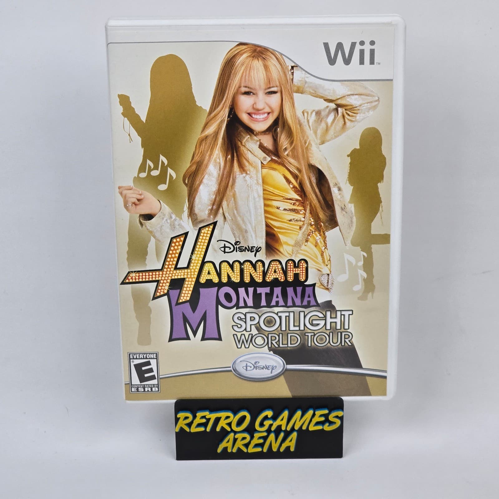 Hannah Montana: Spotlight World Tour (Nintendo Wii) Case & Disc