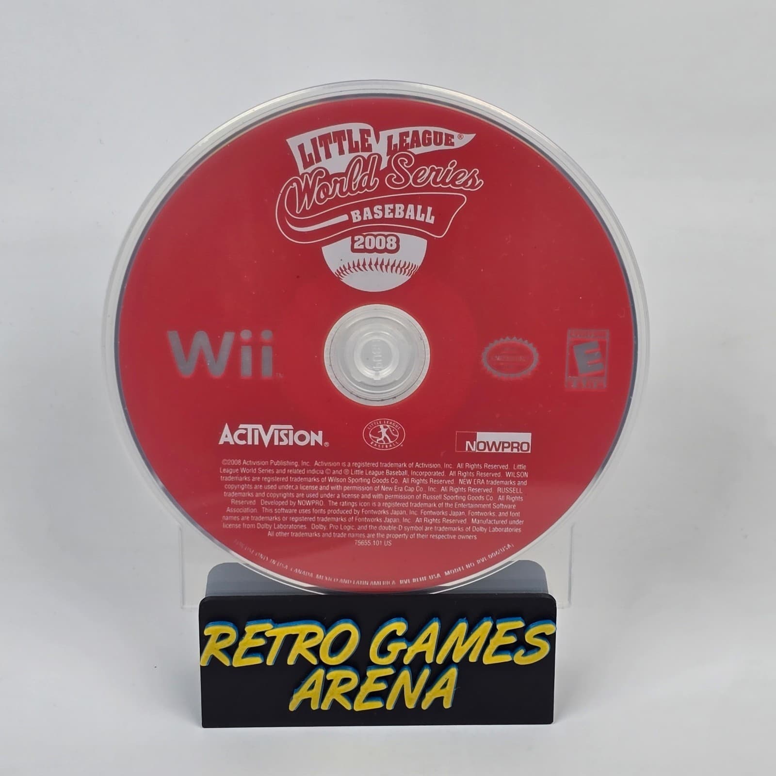 Little League World Series Baseball 2008 (Nintendo Wii) Disc