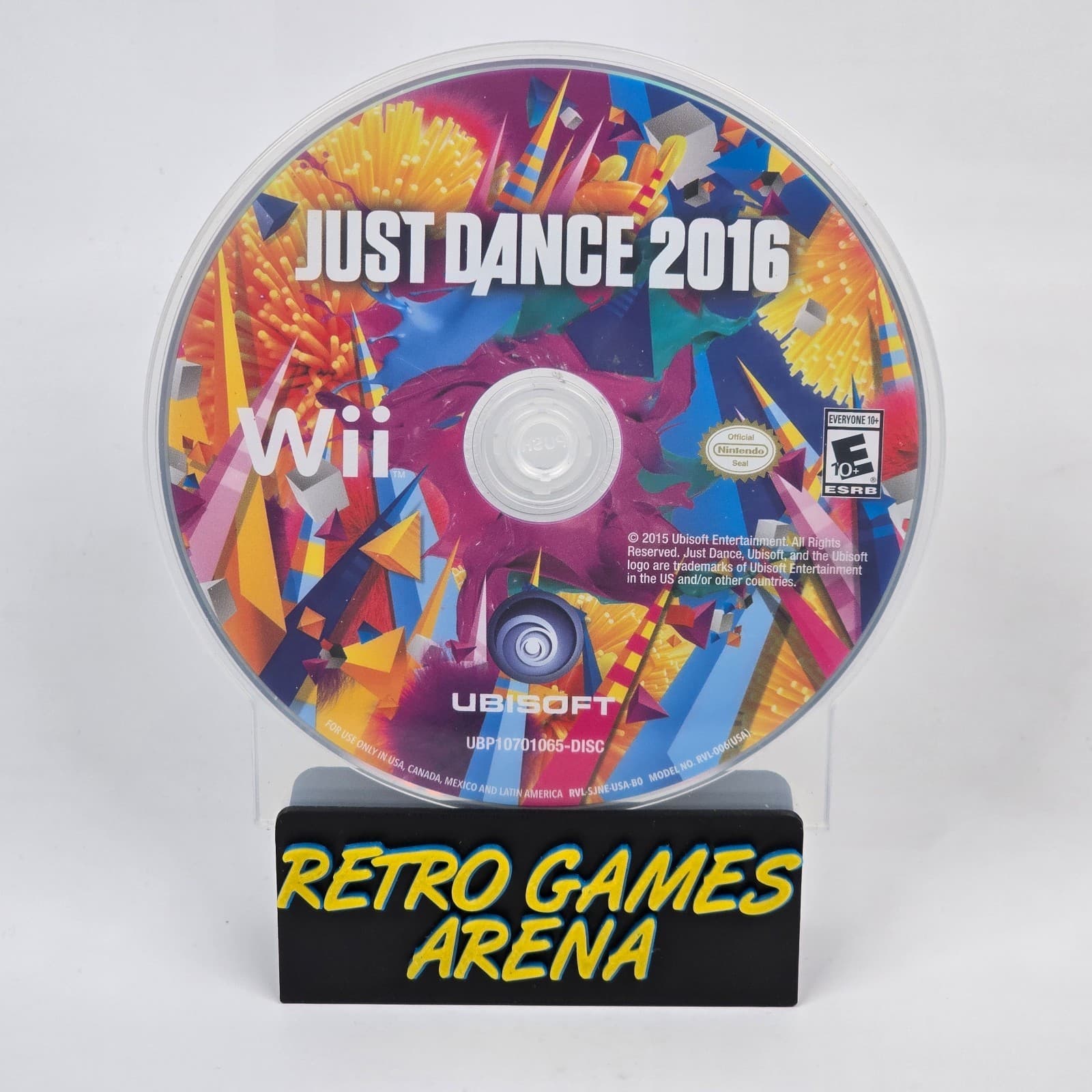 Just Dance 2016 (Nintendo Wii) Disc