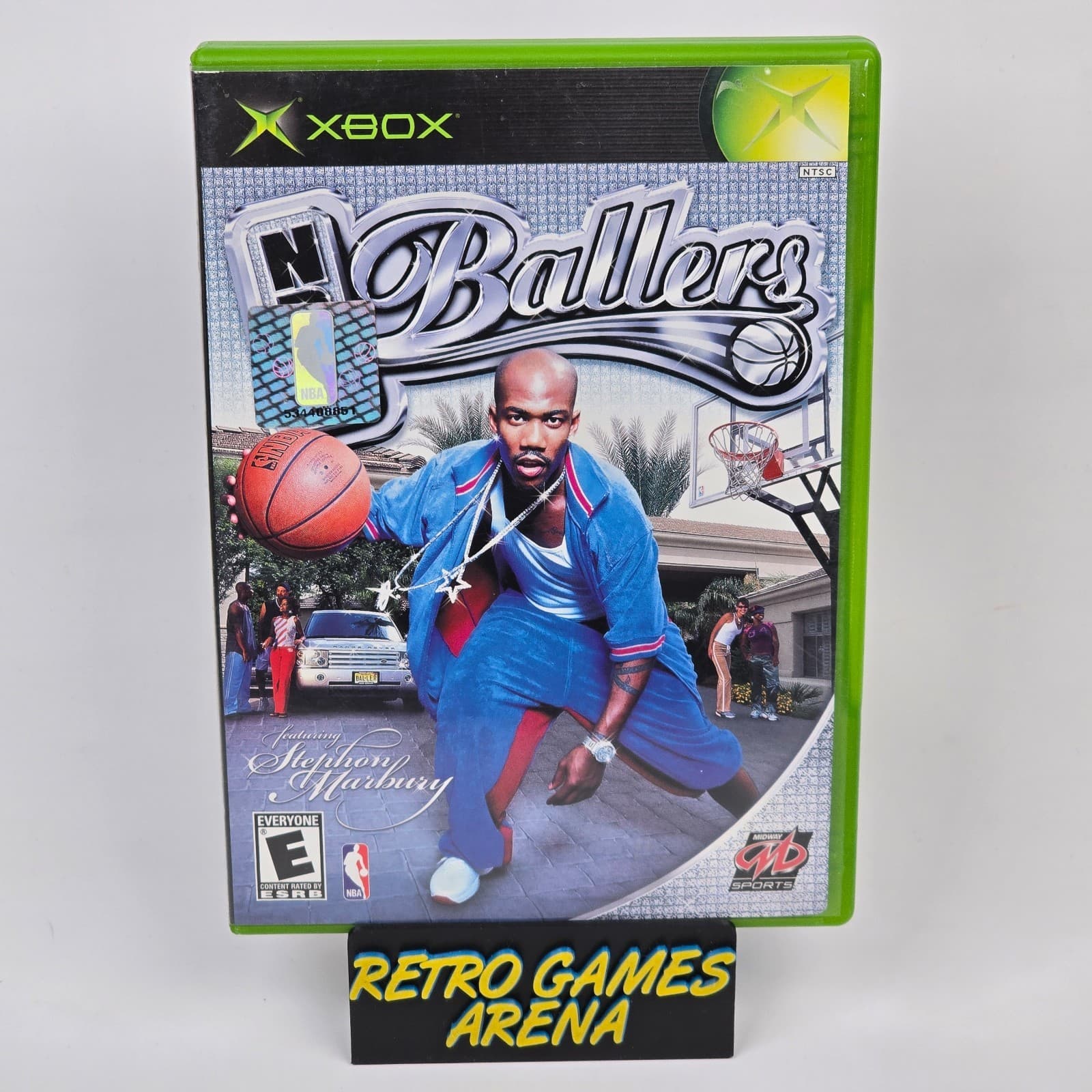 NBA Ballers (Original Xbox) Black Label CIB COMPLETE