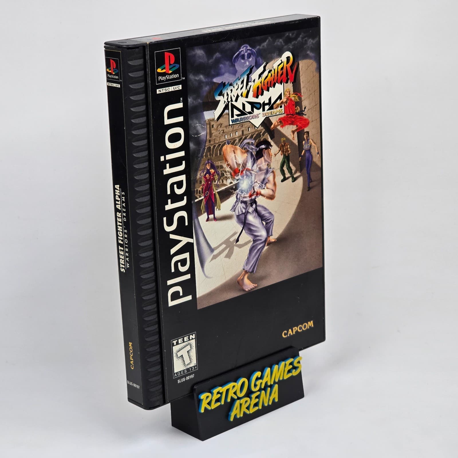 Street Fighter Alpha: Warriors Dreams (PlayStation 1 PS1) Long Box Case & Disc