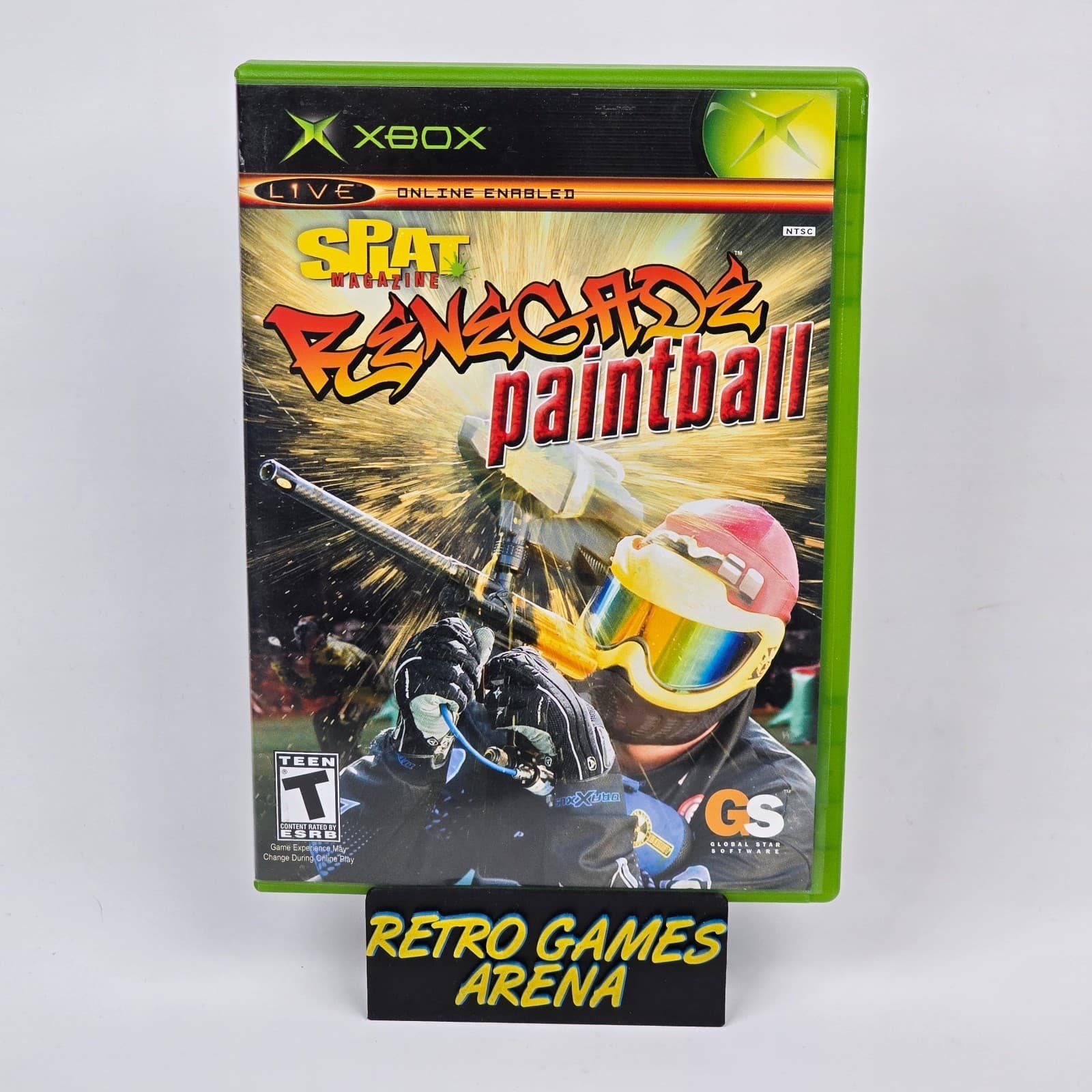 Splat Magazine Renegade Paintball (Original Xbox) CIB COMPLETE