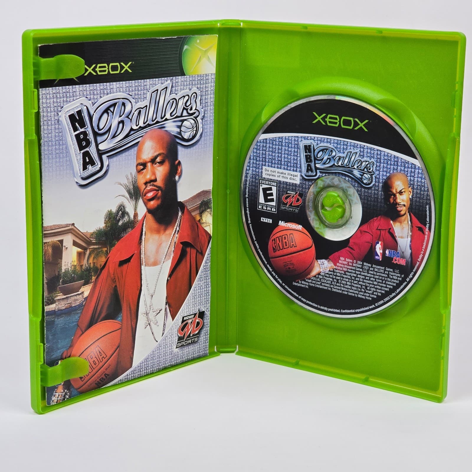 NBA Ballers (Original Xbox) Black Label CIB COMPLETE - Thumbnail 2
