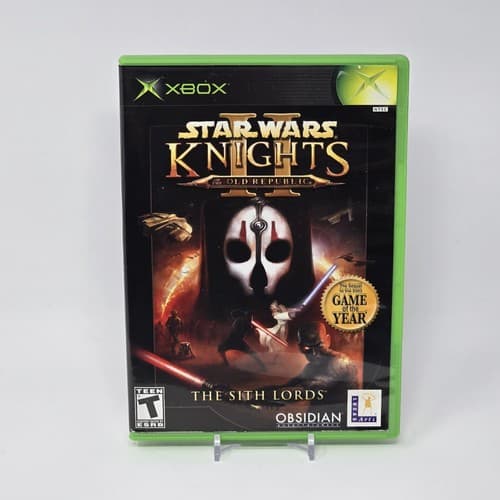 Star Wars Knights of the Old Republic II 2 (Original Xbox) Case & Disc TESTED