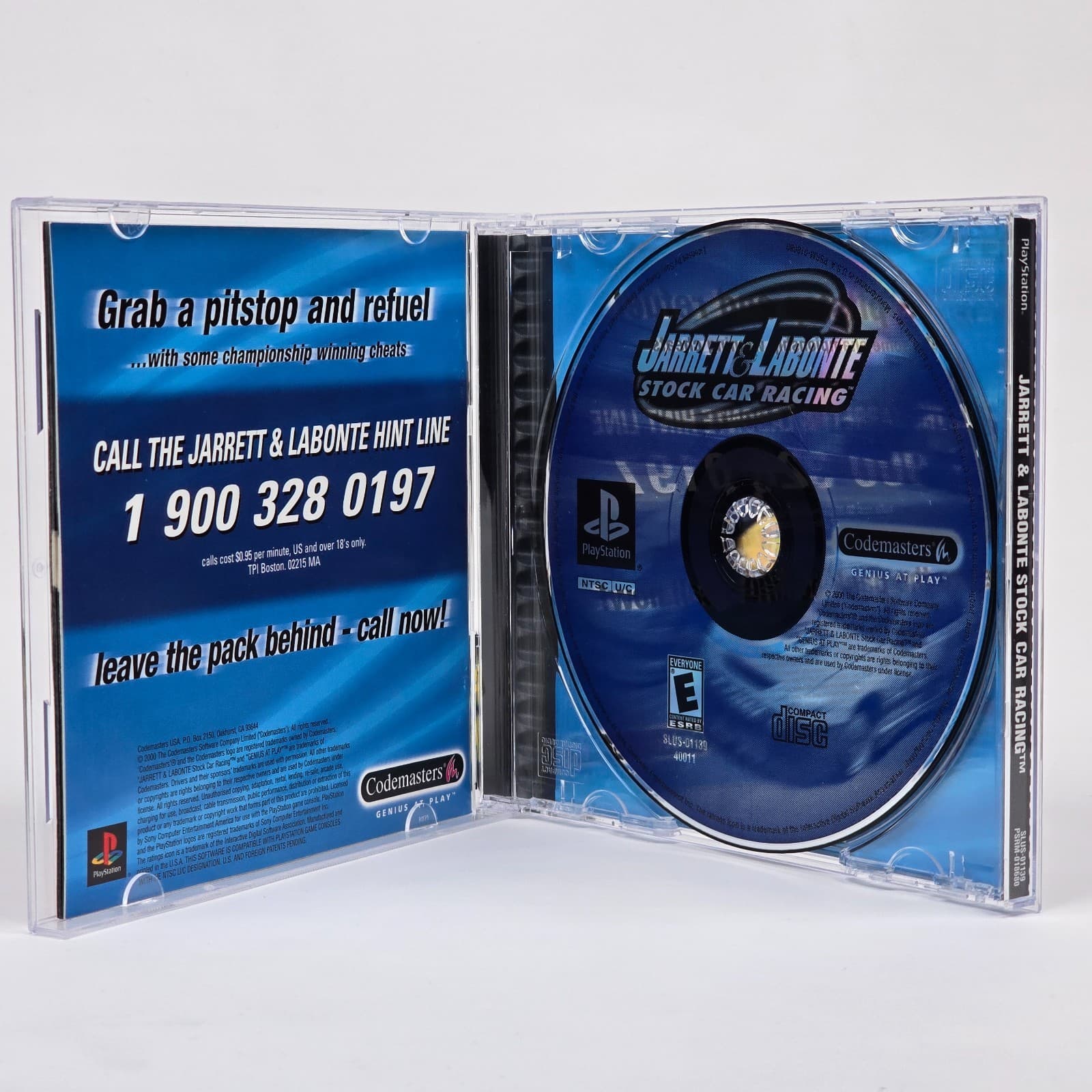 Jarrett & Labonte Stock Car Racing (PlayStation 1 PS1) CIB COMPLETE - Thumbnail 2