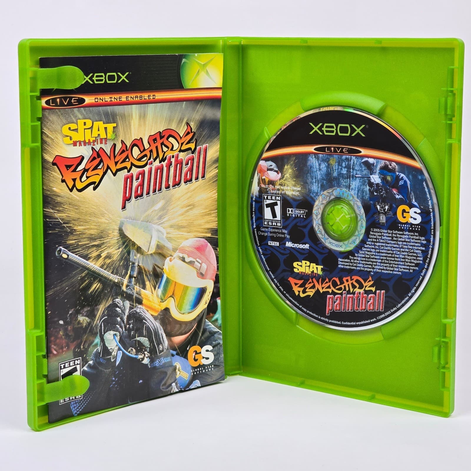 Splat Magazine Renegade Paintball (Original Xbox) CIB COMPLETE - Thumbnail 2