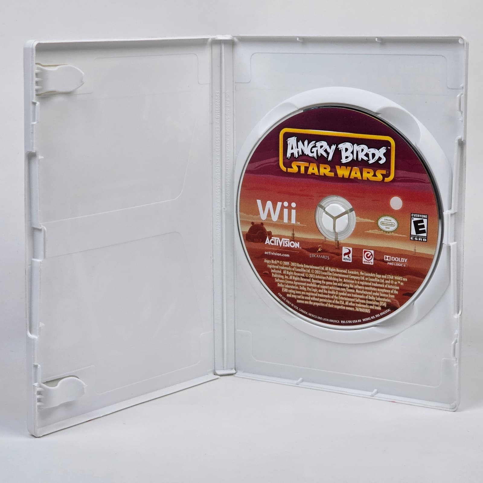 Angry Birds: Star Wars (Nintendo Wii) Case & Disc - Thumbnail 2