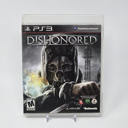 Dishonored (PlayStation 3 PS3) Black Label CIB COMPLETE & TESTED
