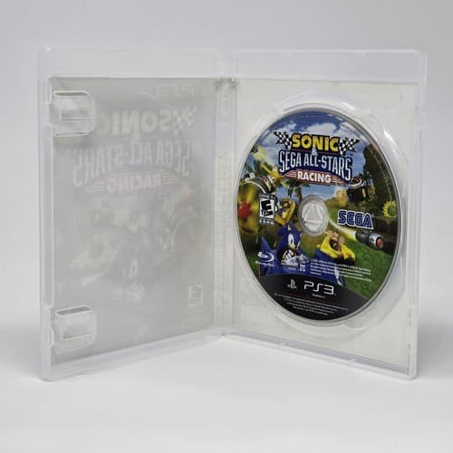 Sonic & Sega All-Stars Racing (PlayStation 3 PS3) Case & Disc TESTED - Thumbnail 2