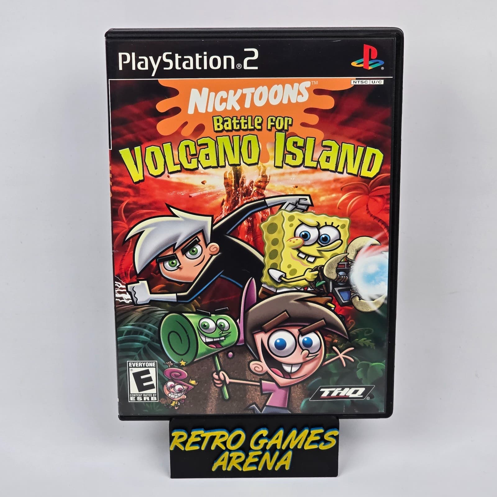 Nicktoons: Battle for Volcano Island (PlayStation 2 PS2) CIB COMPLETE
