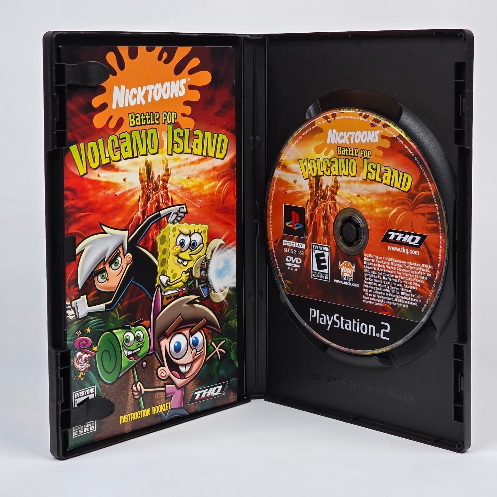 Nicktoons: Battle for Volcano Island (PlayStation 2 PS2) CIB COMPLETE - Thumbnail 2