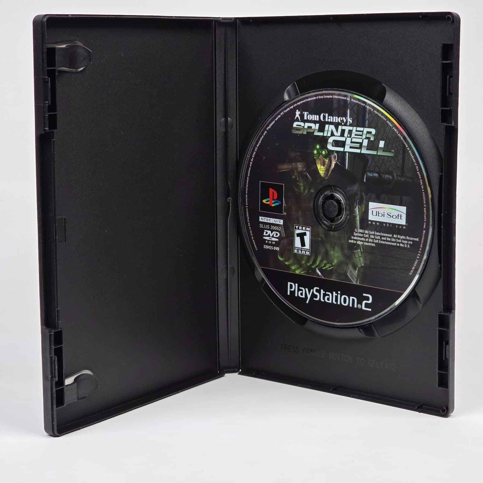 Splinter Cell (PlayStation 2 PS2) Black Label Case & Disc - Thumbnail 2