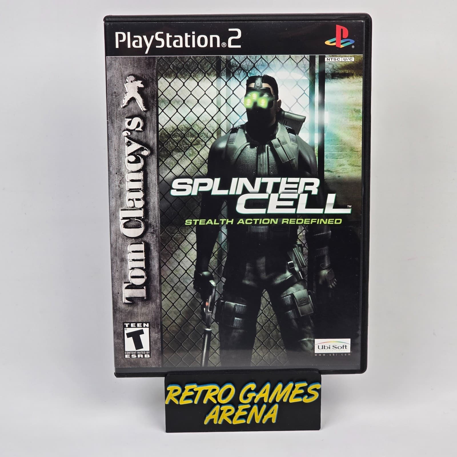 Splinter Cell (PlayStation 2 PS2) Black Label Case & Disc