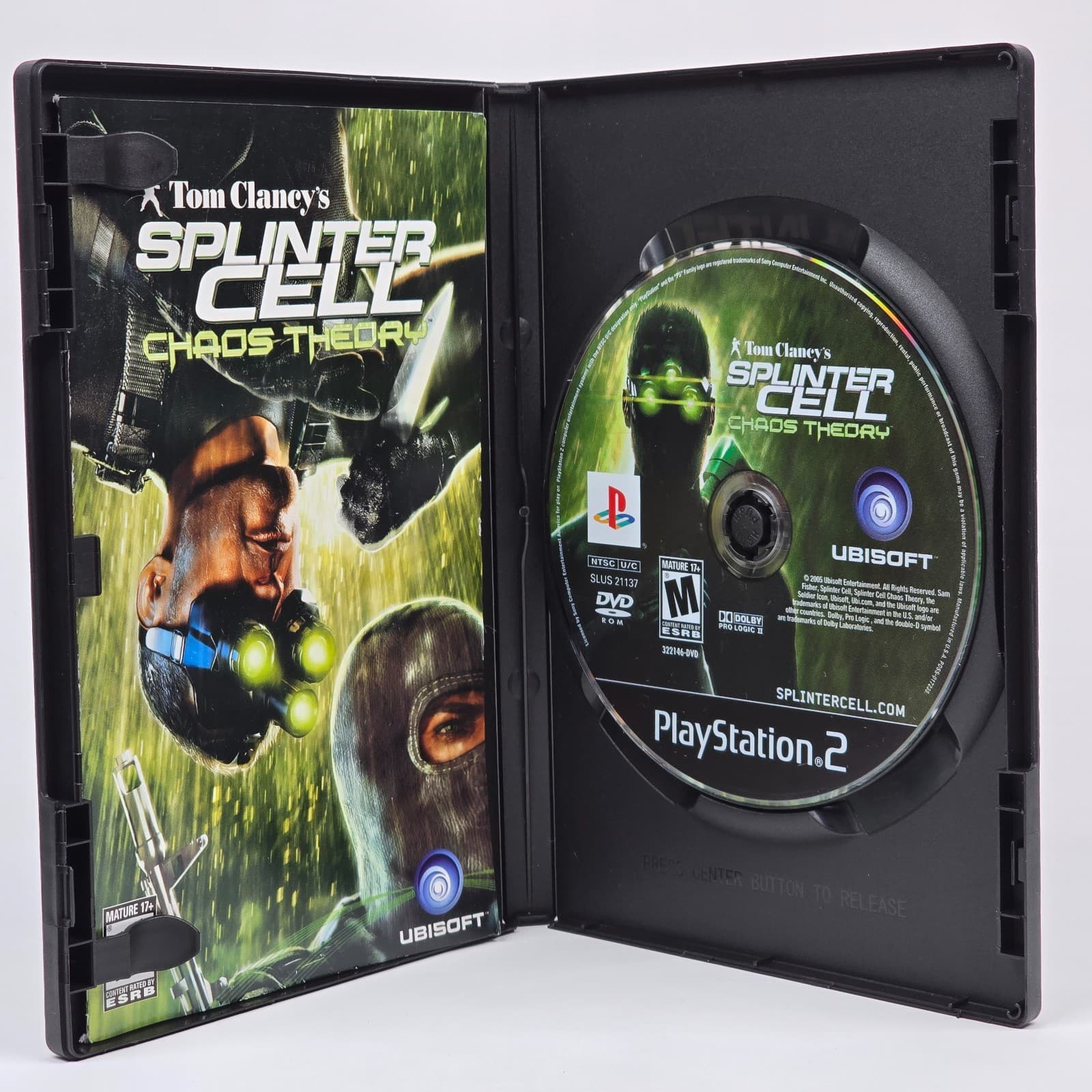 Splinter Cell: Chaos Theory (PlayStation 2 PS2) Black Label CIB COMPLETE - Thumbnail 2