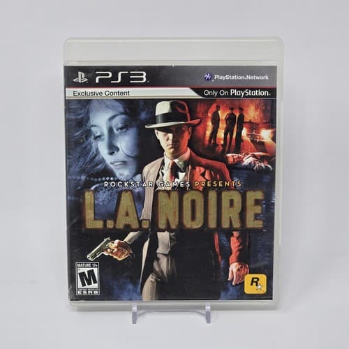 L.A. Noire (PlayStation 3 PS3) Black Label CIB COMPLETE & TESTED