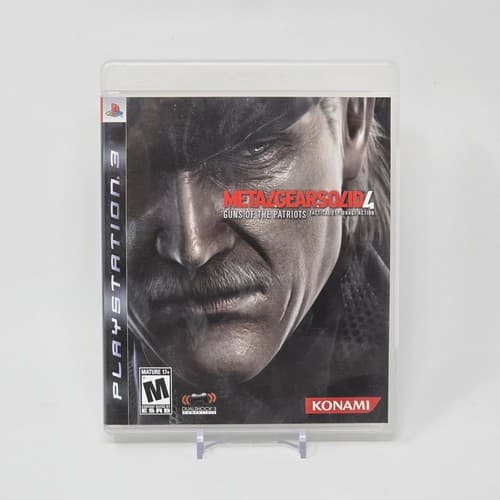 Metal Gear Solid 4: Guns of the Patriots (PlayStation 3 PS3) Black Label CIB