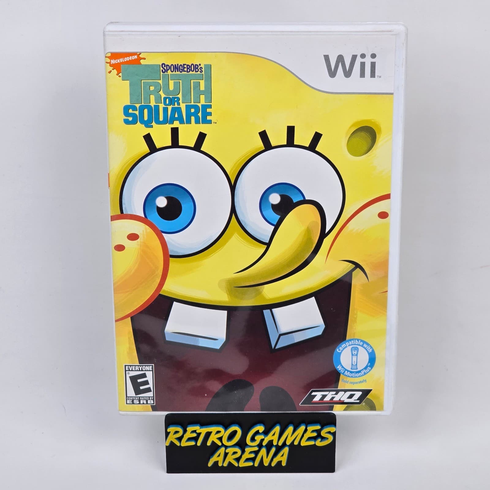 SpongeBob's Truth or Square (Nintendo Wii) CIB COMPLETE