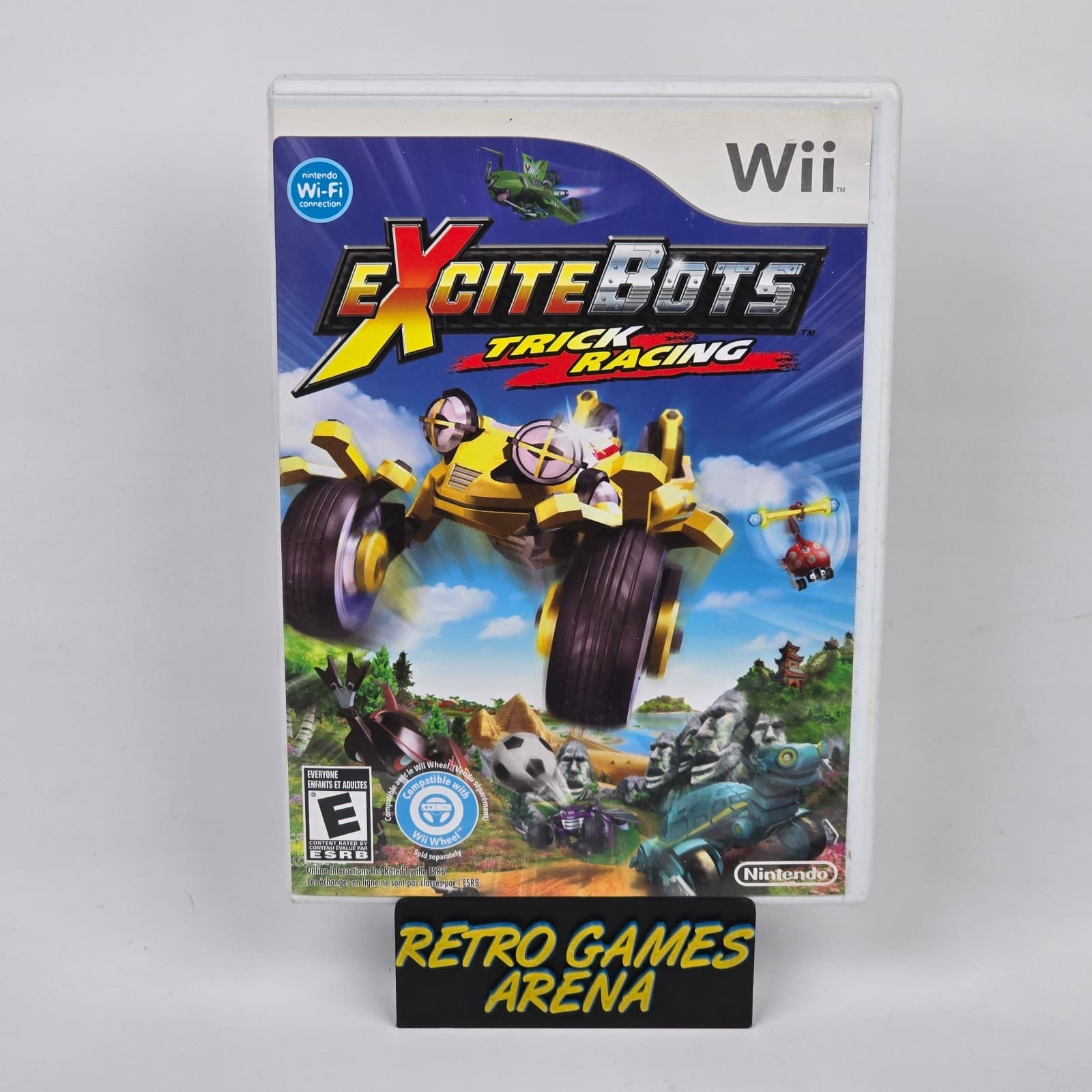 ExciteBots Trick Racing (Nintendo Wii) CIB COMPLETE