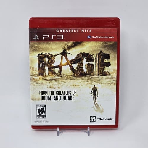Rage (PlayStation 3 PS3) Greatest Hits CIB COMPLETE & TESTED