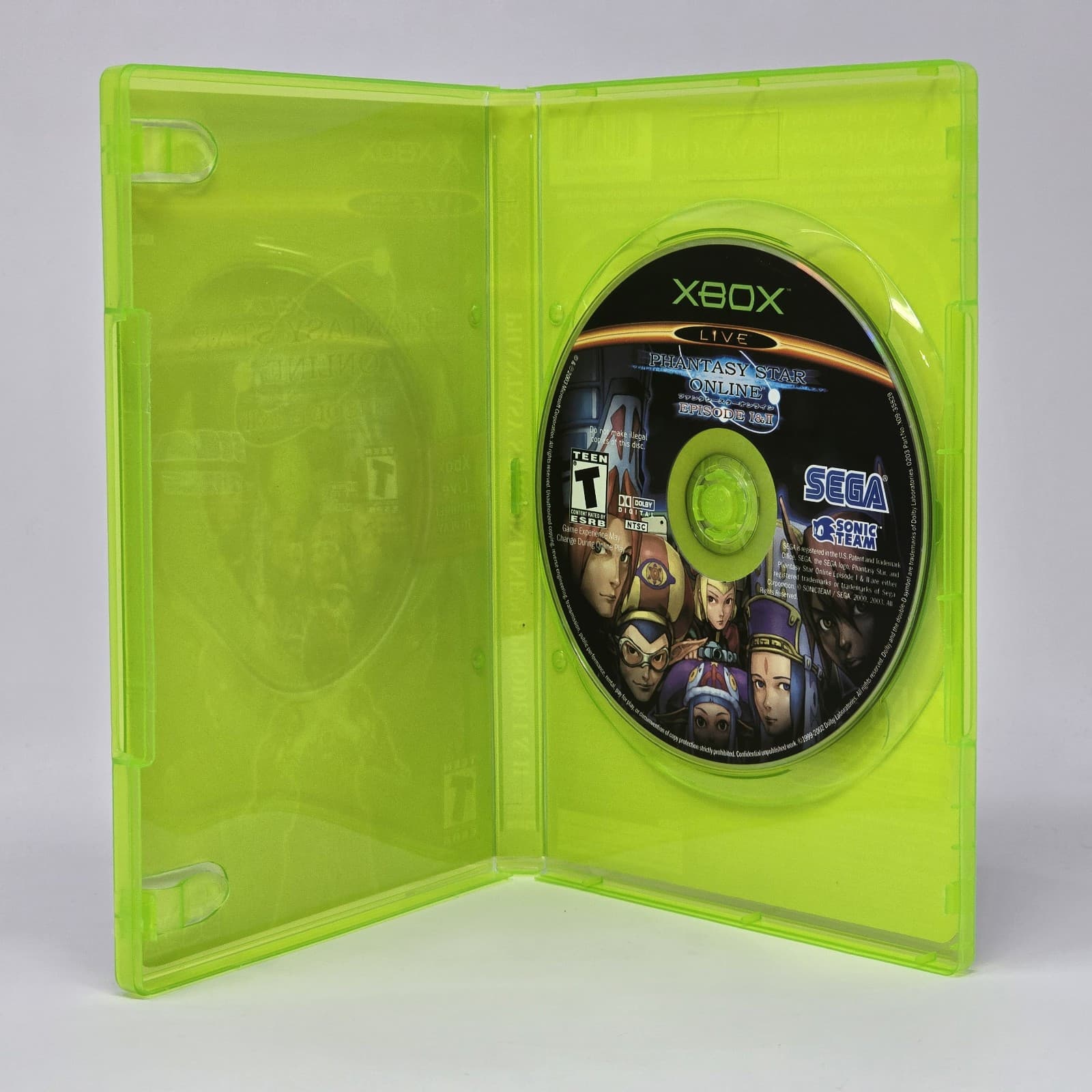 Phantasy Star Online: Episode I 1 & II 2 (Original Xbox) Case & Disc TESTED - Thumbnail 2