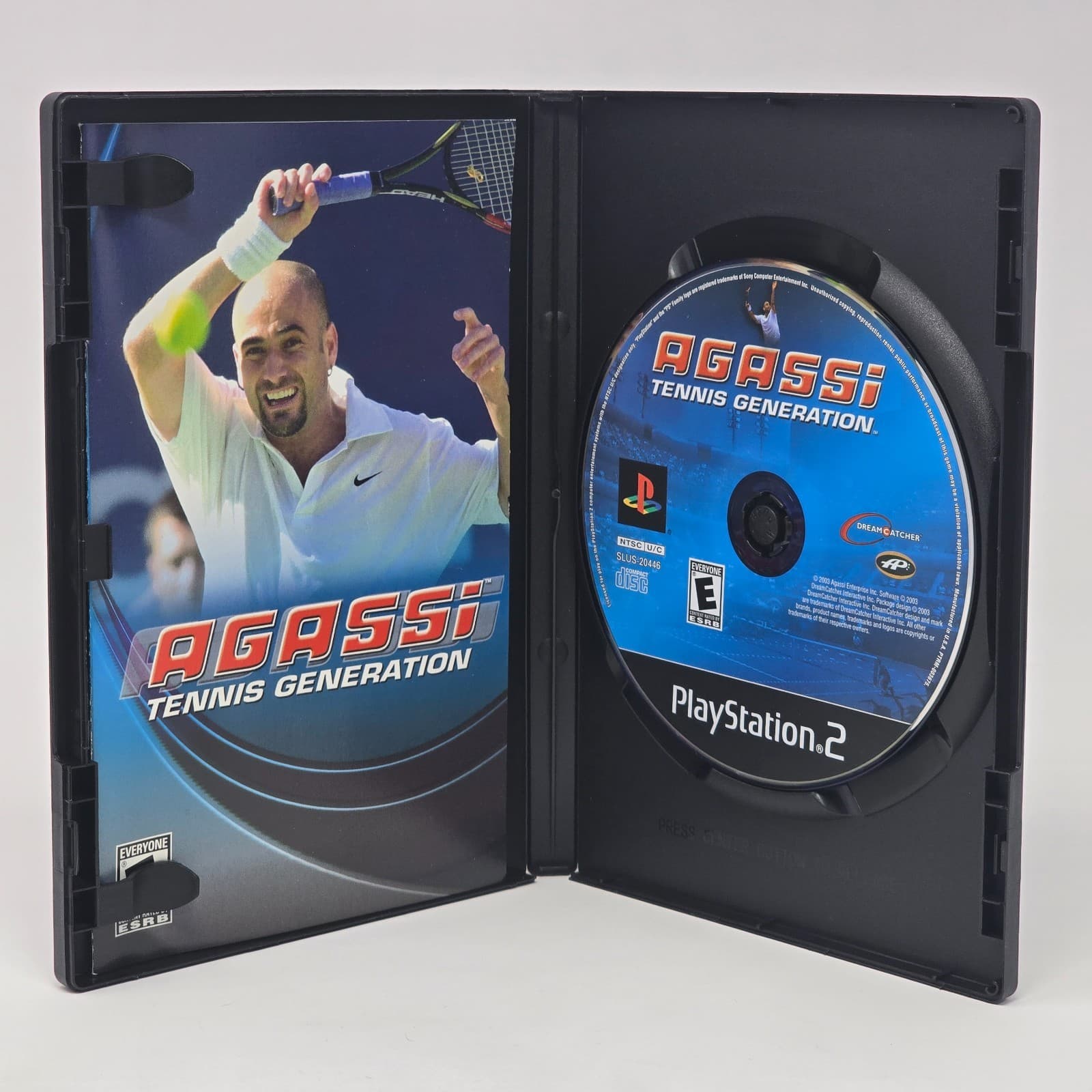 Agassi: Tennis Generation (PlayStation 2 PS2) CIB COMPLETE & TESTED - Thumbnail 2