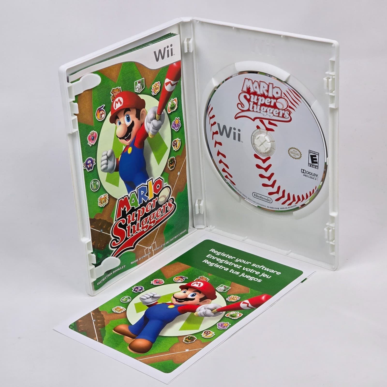 💿REFURBISHED Mario Super Sluggers (Nintendo Wii) CIB COMPLETE & TESTED 💿 - Thumbnail 2