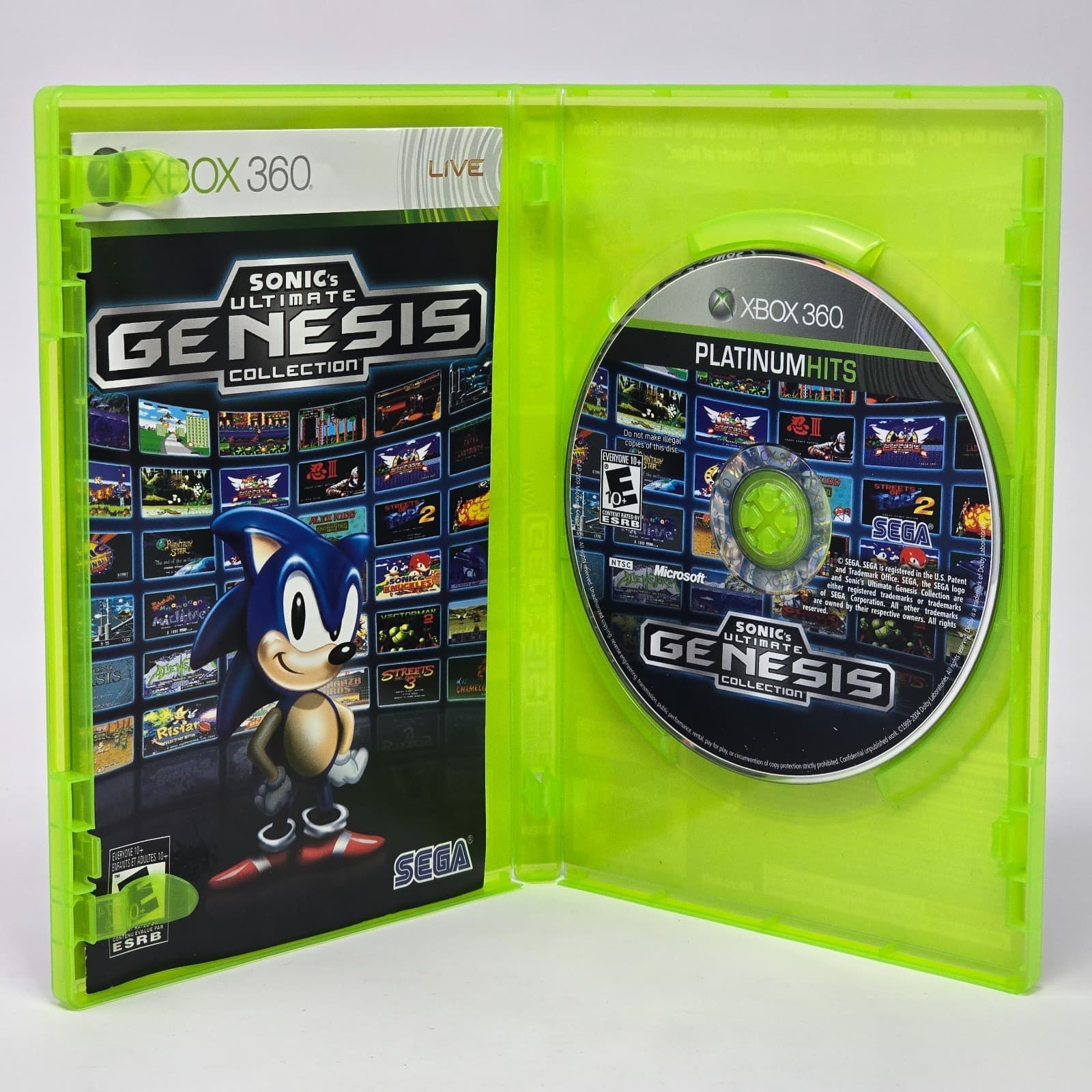 Sonic's Ultimate Genesis Collection (Xbox 360) Platinum CIB COMPLETE & TESTED - Thumbnail 2