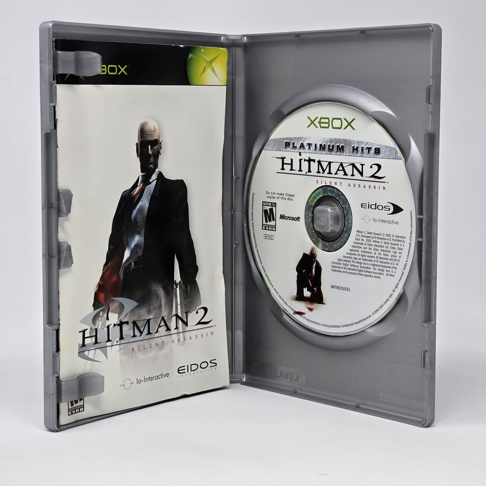 Hitman 2: Silent Assassin (Original Xbox) Platinum Hits CIB COMPLETE & TESTED - Thumbnail 2