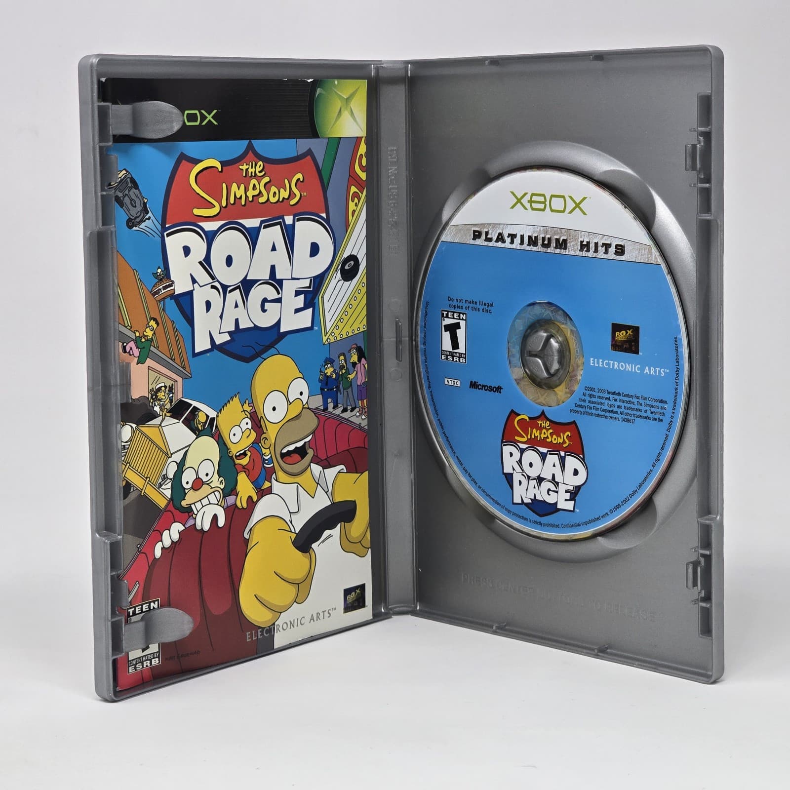 The Simpsons: Road Rage (Original Xbox) Platinum Hits CIB COMPLETE & TESTED - Thumbnail 2