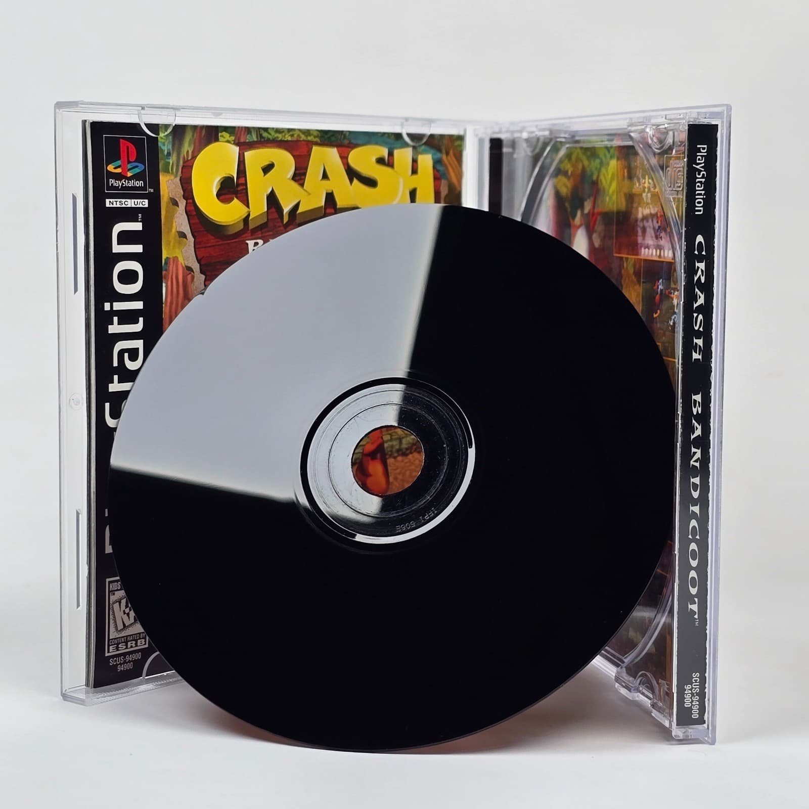 💿REFURBISHED Crash Bandicoot (PlayStation 1 PS1) Black Label CIB COMPLETE💿 - Thumbnail 3