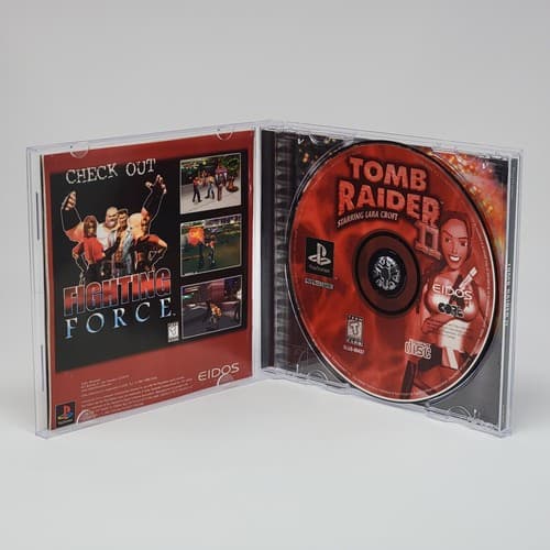 Tomb Raider II 2 (PlayStation 1 PS1) Black Label CIB COMPLETE & TESTED - Thumbnail 2