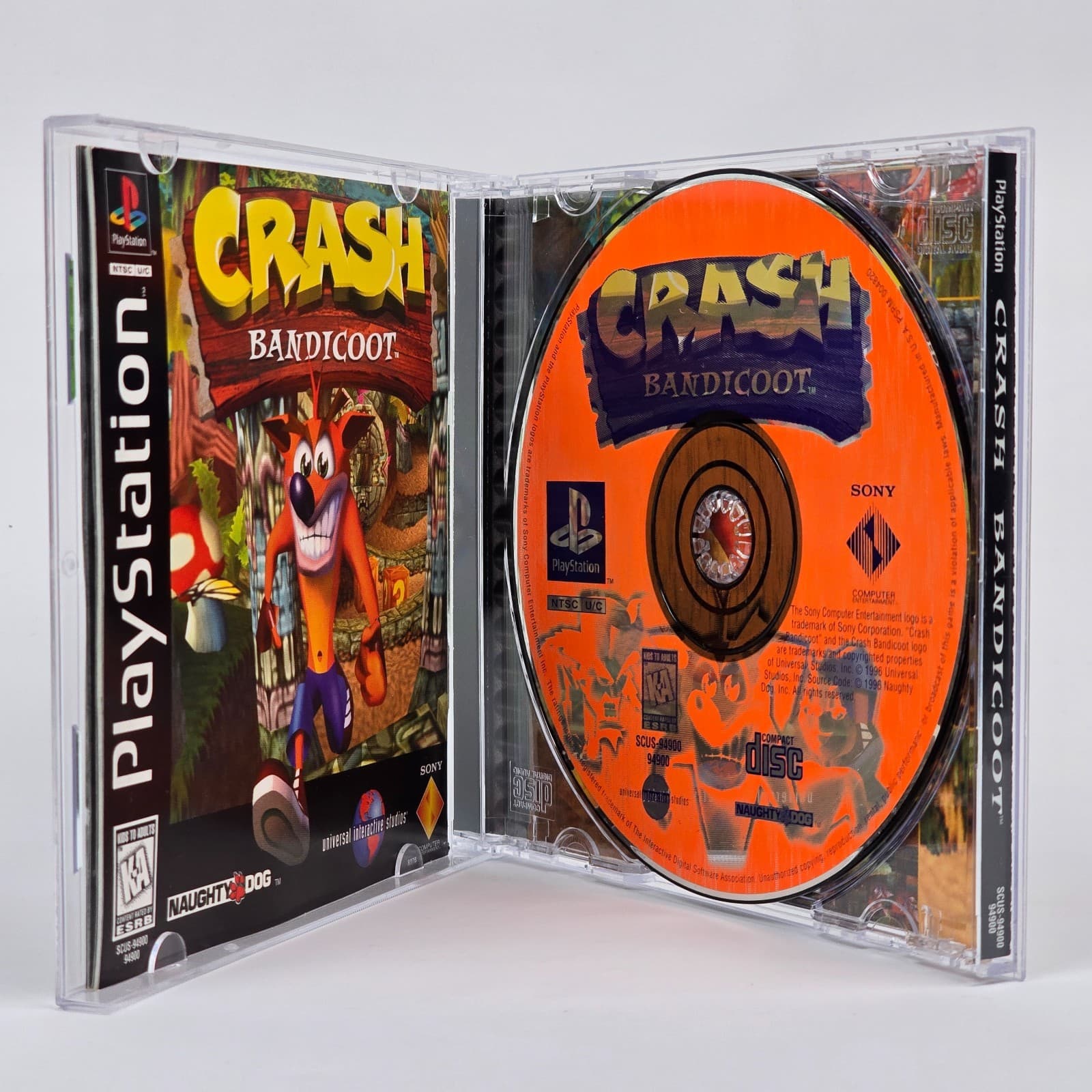 💿REFURBISHED Crash Bandicoot (PlayStation 1 PS1) Black Label CIB COMPLETE💿 - Thumbnail 2