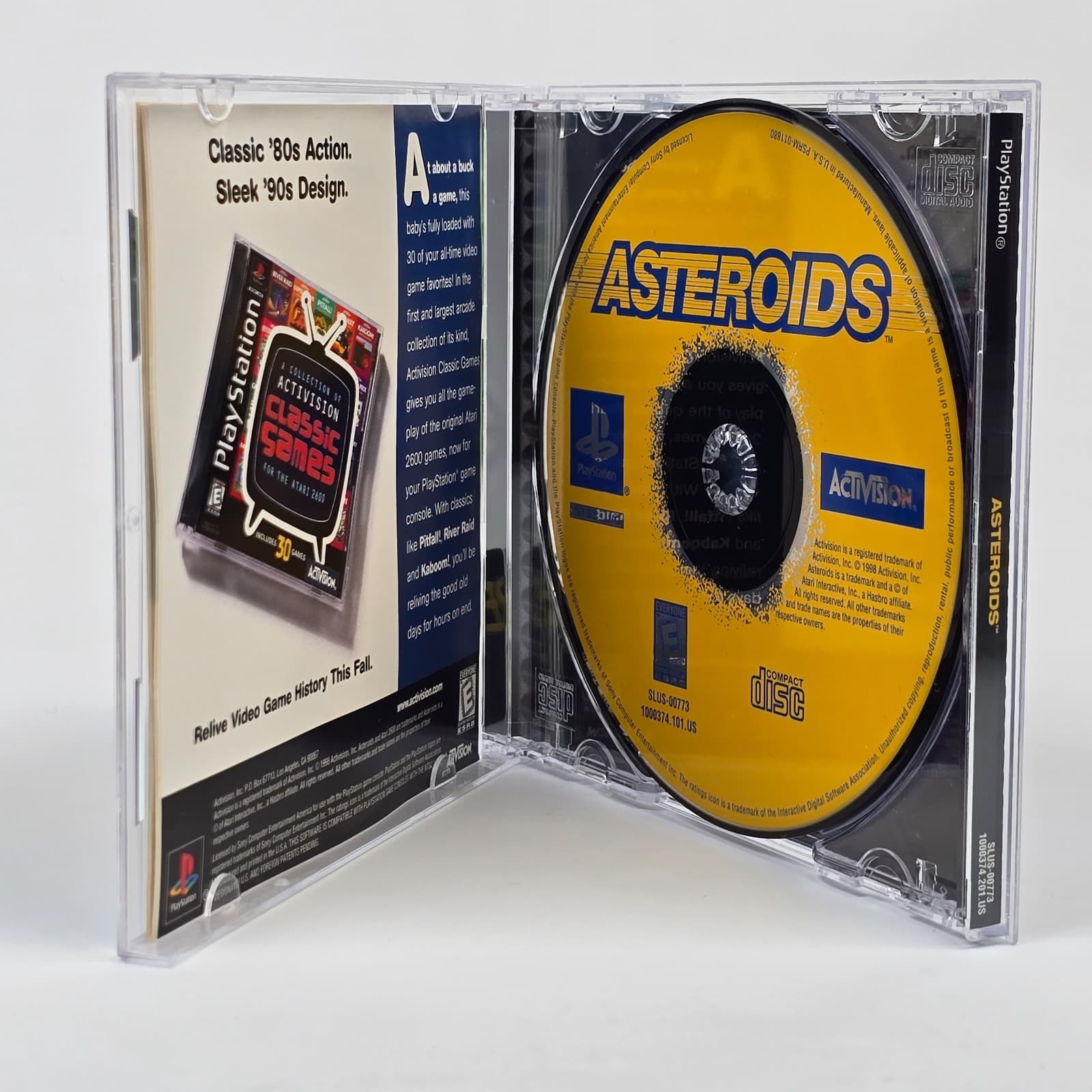 Asteroids (PlayStation 1 PS1) Black Label CIB COMPLETE - Thumbnail 2