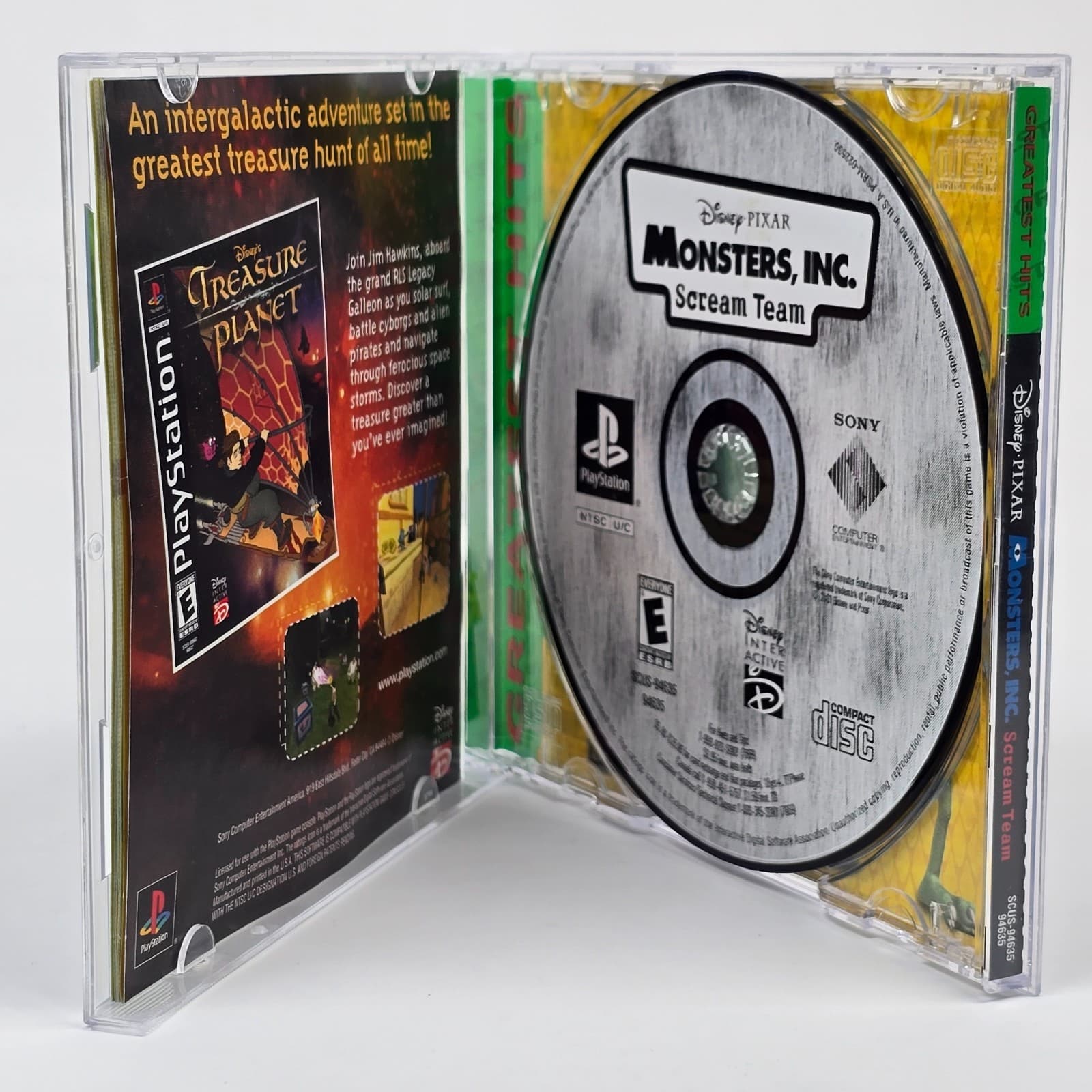 Monsters Inc: Scream Team (PlayStation 1 PS1) Greatest Hits CIB COMPLETE - Thumbnail 2