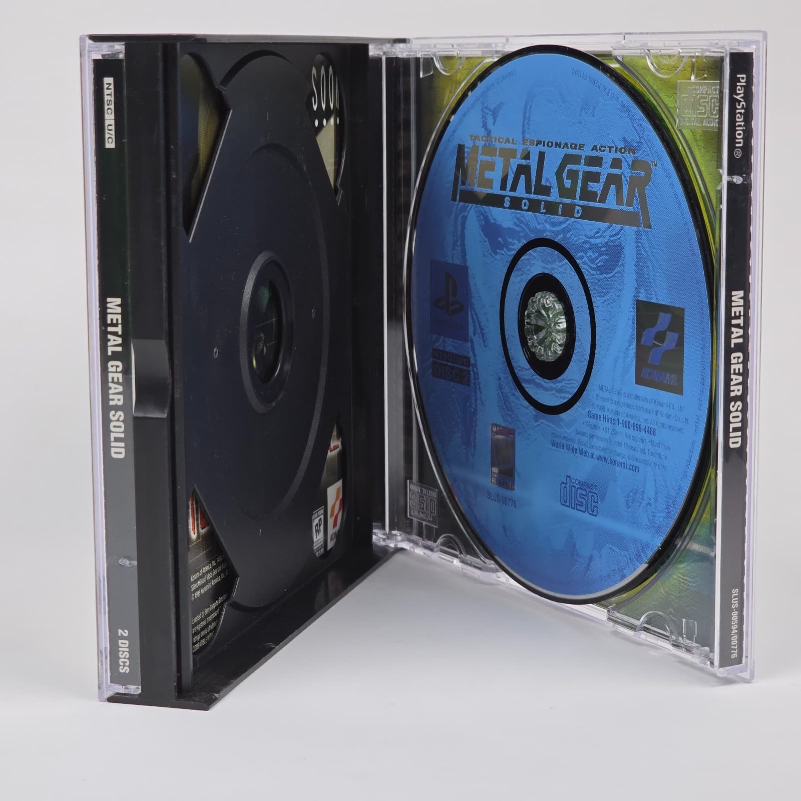 Metal Gear Solid (PlayStation 1 PS1) Black Label CIB COMPLETE - Thumbnail 3