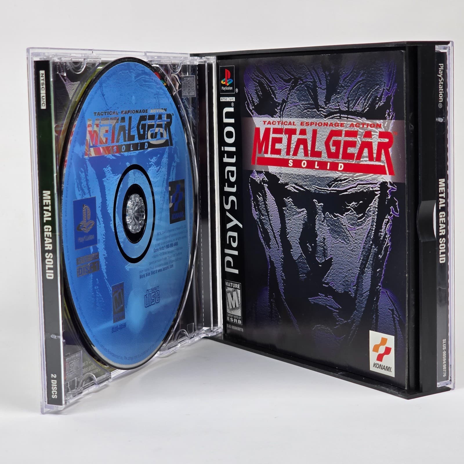 Metal Gear Solid (PlayStation 1 PS1) Black Label CIB COMPLETE - Thumbnail 2