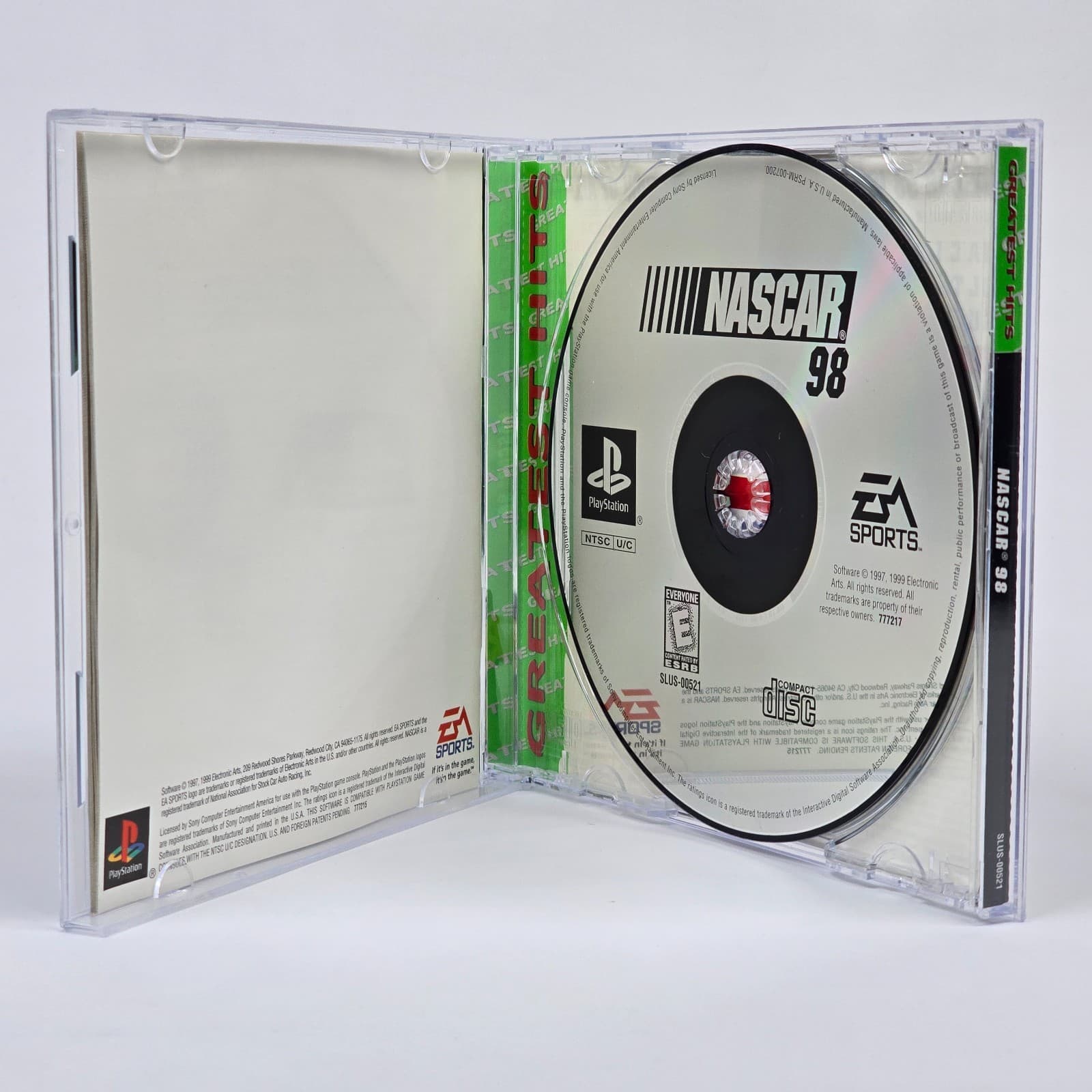 NASCAR 98 (PlayStation 1 PS1) Greatest Hits CIB COMPLETE - Thumbnail 2