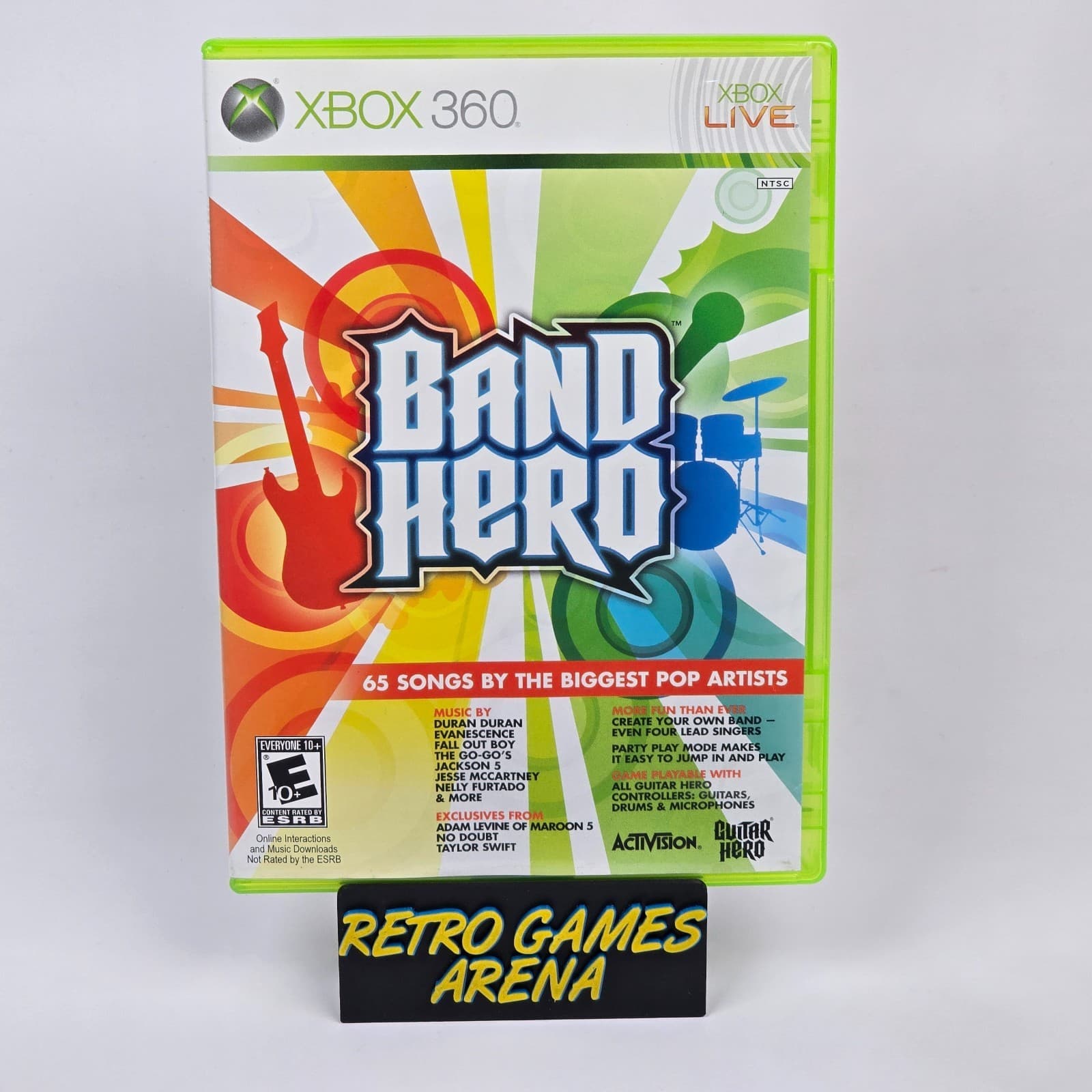 Band Hero (Xbox 360) Case & Disc