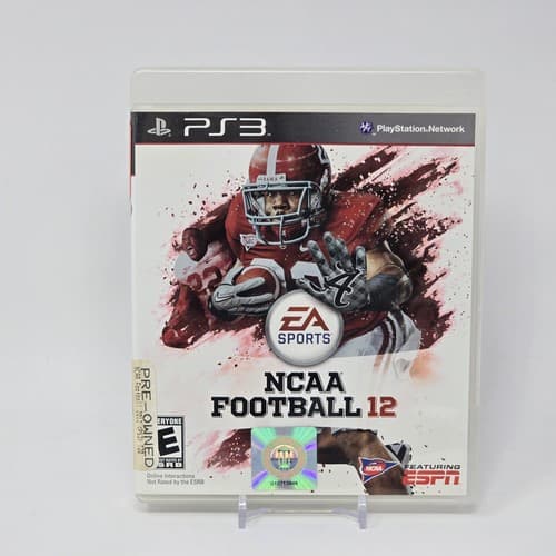 NCAA Football 12 (PlayStation 3 PS3) CIB COMPLETE & TESTED