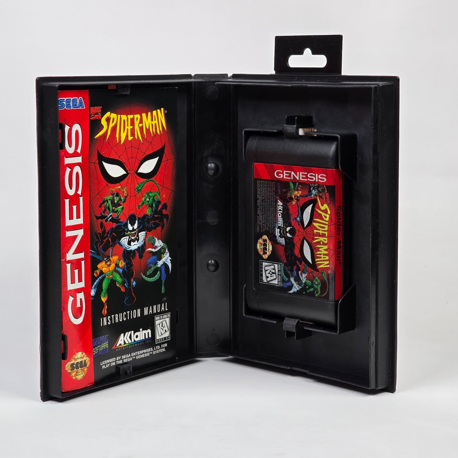 💿 REFURBISHED Spider-Man - Akklaim (Sega Genesis) CIB COMPLETE & TESTED 💿 - Thumbnail 2