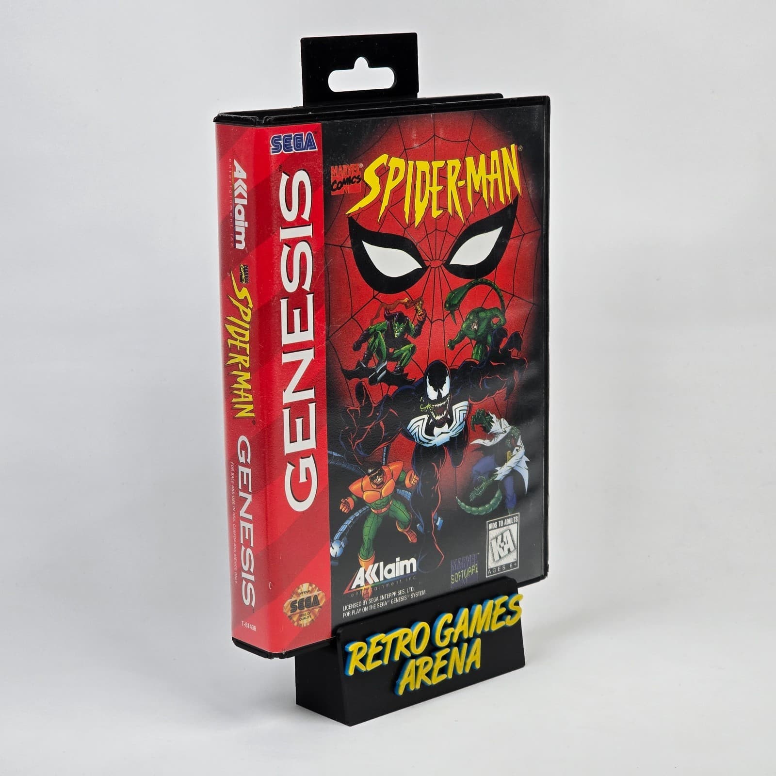 💿 REFURBISHED Spider-Man - Akklaim (Sega Genesis) CIB COMPLETE & TESTED 💿